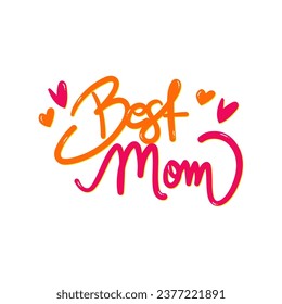 mother's day typography. mothers day vector illustration on white background. "Mother, your child misses you :("