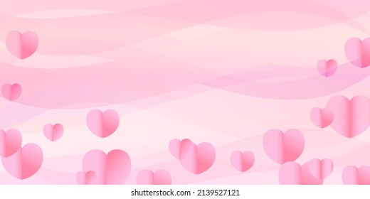 Mother's Day Valentine Heart Background 