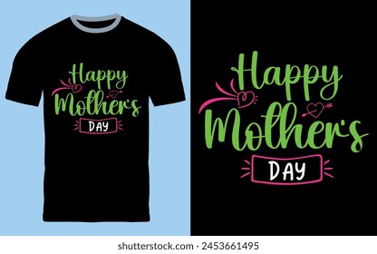 Mother's Day and Valentine mom T-Shirt Design