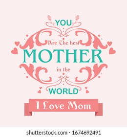 Mother's Day Vector Design Template