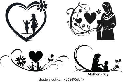 mother's day vector, happy mother's day