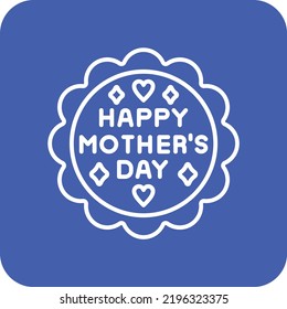 Mothers Day vector icon. Can be used for printing, mobile and web applications.