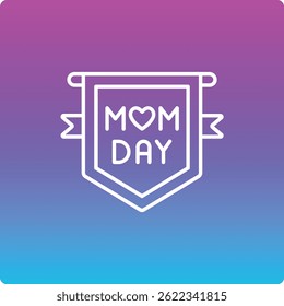 Mothers Day vector icon. Can be used for printing, mobile and web applications.