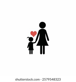 Mother's Day Vector Icon Design Heartwarming, Family, Love, Celebration, and Gratitude Symbols, happy mothers day