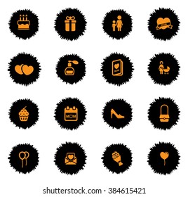 Mothers day  vector icons for web sites and user interface