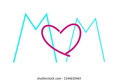 mothers day vector illustration
