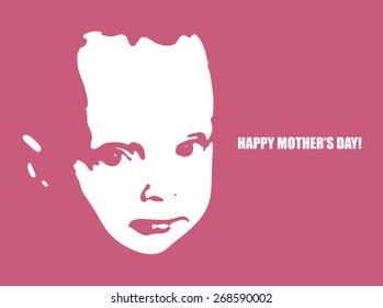 Día de la madre. Ilustración del vector