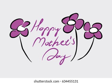 mother's day vector illustration 