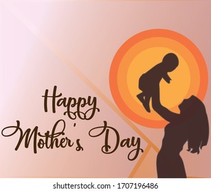 Mothers Day Vector image , happy mothers day #happymothersday