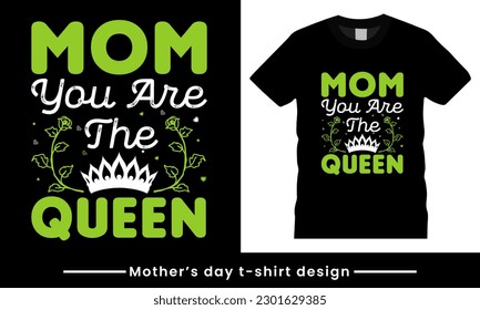 Mothers Day Vector lettering, Mother's day t-shirt print with quote.
Mom typography design.