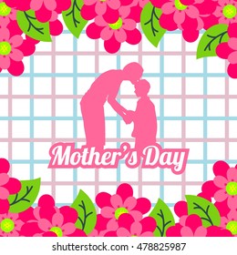 Mother's day vector template