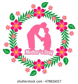 Mother's day vector template