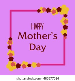 Mother's day vector template