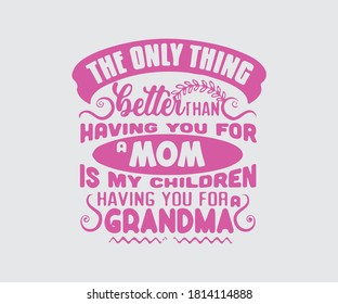 Diseño de la tipografía vectorial del Día de la Madre