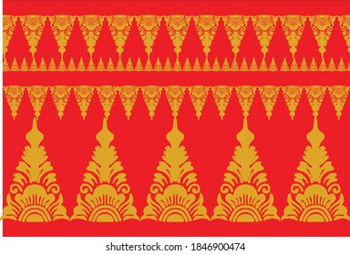 Motif Bali, Indonesia. with modern colors. exclusive background. Vector. EPS 10,
