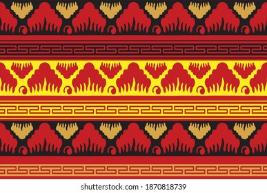 Motif Bali, Indonesia. with modern colors. exclusive background. Vector. EPS 10,