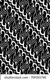 Motif batik from center java indonesia