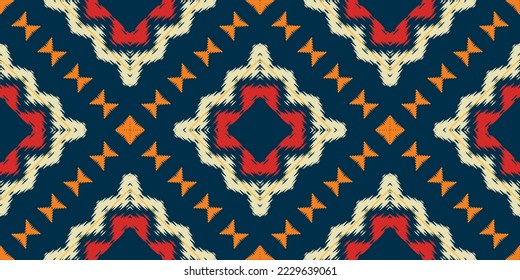 Motif Batik Ikat patterns tribal backgrounds Seamless Pattern. Ethnic Geometric Ikkat Batik Digital vector textile Design for Prints Fabric saree Mughal brush symbol Swaths texture Kurti Kurtis Kurtas