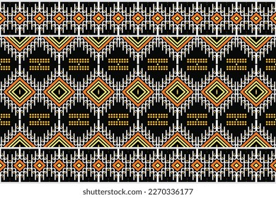 Motif Ethnic floral seamless pattern background. geometric ethnic oriental pattern traditional. Ethnic Aztec style abstract vector illustration. design for print texture,fabric,saree,sari,carpet.