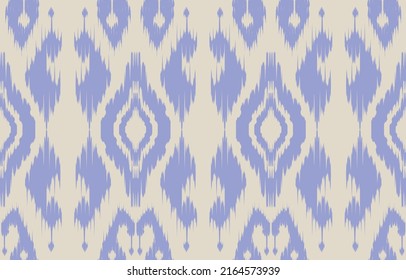 Motif ethnic handmade beautiful Ikat art. Ethnic abstract blue background art. folk embroidery, Peruvian, Indian, Asia, Moroccan, Turkey, and Uzbek style. Aztec geometric art ornament print.