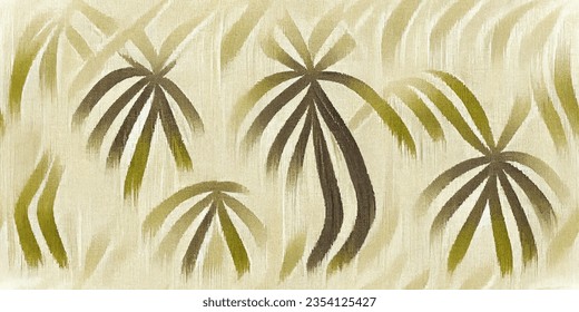 Motif ethnic handmade beautiful Ikat art.Ikat ethnic tribal, boho colors  seamless wallpaper. Ethnic Ikat abstract background art.Illustration for greeting cards, printing and other design project.