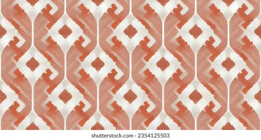 Motif ethnic handmade beautiful Ikat art.Ikat ethnic tribal, boho colors  seamless wallpaper. Ethnic Ikat abstract background art.Illustration for greeting cards, printing and other design project.