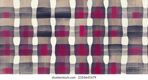 Motif ethnic handmade beautiful Ikat art.Ikat ethnic tribal, boho colors  seamless wallpaper. Ethnic Ikat abstract background art.Illustration for greeting cards, printing and other design project.