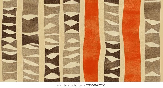 Motif ethnic handmade beautiful Ikat art.Ikat ethnic tribal, boho colors  seamless wallpaper. Ethnic Ikat abstract background art.Illustration for greeting cards, printing and other design project.