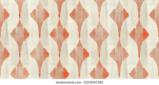 Motif ethnic handmade beautiful Ikat art.Ikat ethnic tribal, boho colors  seamless wallpaper. Ethnic Ikat abstract background art.Illustration for greeting cards, printing and other design project.