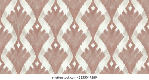 Motif ethnic handmade beautiful Ikat art.Ikat ethnic tribal, boho colors  seamless wallpaper. Ethnic Ikat abstract background art.Illustration for greeting cards, printing and other design project.