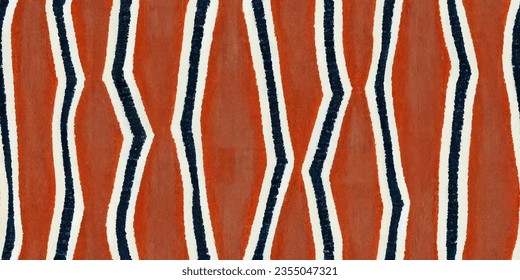 Motif ethnic handmade beautiful Ikat art.Ikat ethnic tribal, boho colors  seamless wallpaper. Ethnic Ikat abstract background art.Illustration for greeting cards, printing and other design project.