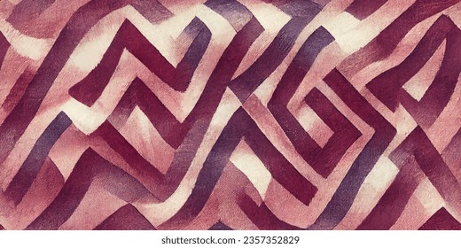 Motif ethnic handmade beautiful Ikat art.Ikat ethnic tribal, boho colors  seamless wallpaper. Ethnic Ikat abstract background art.Illustration for greeting cards, printing and other design project.