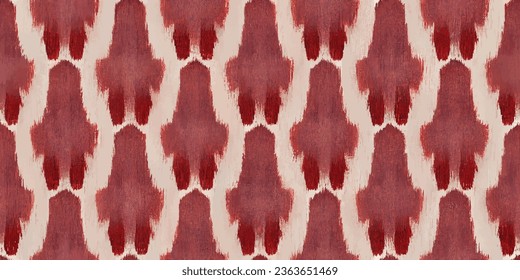 Motif ethnic handmade beautiful Ikat art.Ikat ethnic tribal, boho colors  seamless wallpaper. Ethnic Ikat abstract background art.Illustration for greeting cards, printing and other design project.