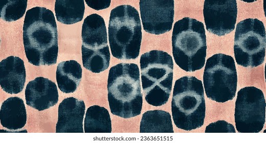 Motif ethnic handmade beautiful Ikat art.Ikat ethnic tribal, boho colors  seamless wallpaper. Ethnic Ikat abstract background art.Illustration for greeting cards, printing and other design project.