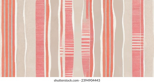 Motif ethnic handmade beautiful Ikat art.Ikat ethnic tribal, boho colors seamless wallpaper. Ethnic Ikat abstract background art.Illustration for greeting cards, printing and other design project.