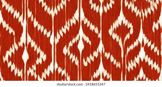 Motif ethnische handgefertigte schöne Ikat Art.Ikat ethnischen Stamm, boho Farben nahtlose Tapete. Ethnische Ikat abstrakte Hintergrundkunst.Illustration für Grußkarten, Druck und andere Design-Projekt.