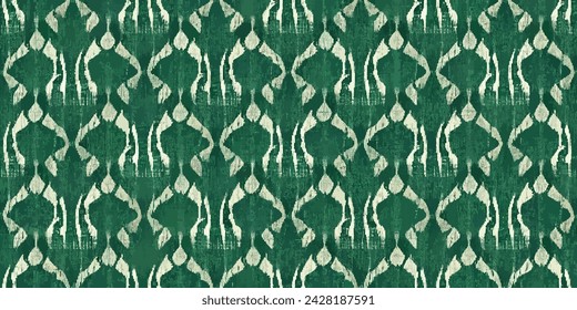 Motif ethnic handmade beautiful Ikat art. Ikat ethnic tribal, boho colors seamless wallpaper. Ethnic Ikat abstract background art. Illustration for greeting cards, printing and other design project.