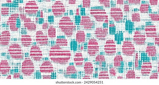 Motif ethnic handmade beautiful Ikat art. Ikat ethnic tribal, boho colors  seamless wallpaper. Ethnic Ikat abstract background art.Illustration for greeting cards, printing and other design project.