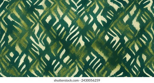 Motif ethnic handmade beautiful Ikat art. Ikat ethnic tribal, boho colors  seamless wallpaper. Ethnic Ikat abstract background art.Illustration for greeting cards, printing and other design project.