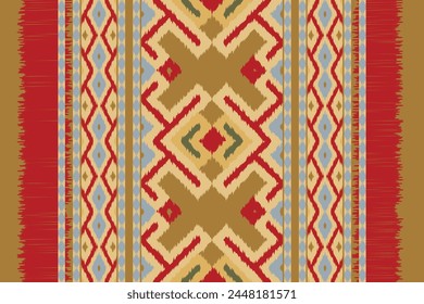 Motif ethnic handmade beautiful Ikat art. Ethnic abstract floral pink background art. folk embroidery, Peruvian, Indian, Asia, Moroccan, Turkey, and Uzbek style. Aztec geometric art ornament print.