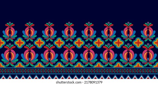 Motif diseño de patrones sin fisuras de origen textil. Vector de bordado tradicional de pavo afroamericano nativo de boho tribal. Moqueta de tela azteca mandala adornos de decoración textil papel tapiz.
