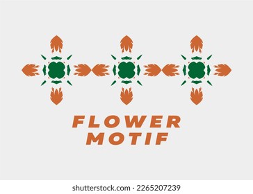 MOTIF FLOWER ART BACKGROUND PATTERN