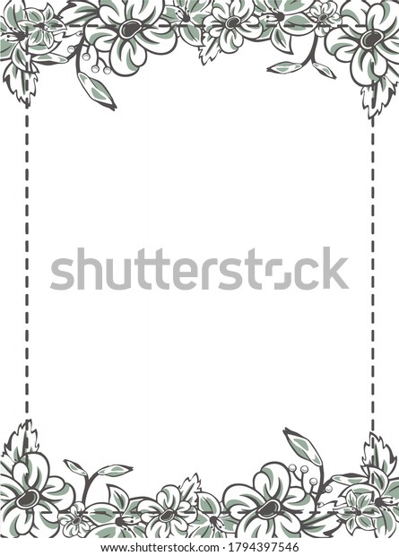 motif flower frame.
background flower frame