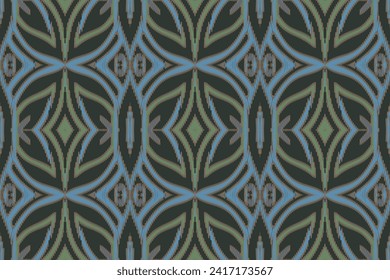 Patrón folclórico del Motif Patrón aborigen australiano sin soldadura bordado Motif, vectores de bordado Ikat Diseño para la impresión 60 músculos de corbata satelital damascus ornamento alfombras hipster kurta pajama