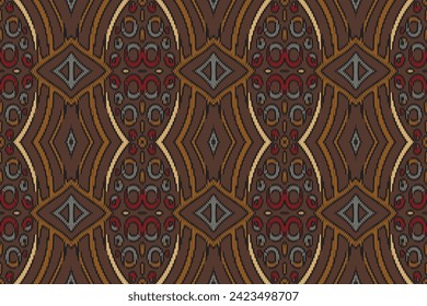 Motif folklore patrón Seamless Mughal Arquitectura Motif bordado, Ikat embroidery vector Diseño para Imprimir patrón egipcio tibetano mandala bandanna