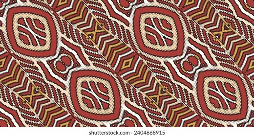 Motif folklore pattern Seamless Native American, Motif embroidery, Ikat embroidery vector Design for Print egyptian hieroglyphs tibetan geo pattern