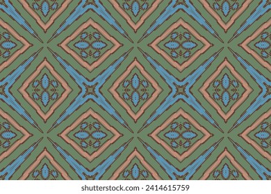 Motif folklore pattern Seamless Native American, Motif embroidery, Ikat embroidery vector Design for Print lace pattern seamless pattern vintage shibori jacquard seamless