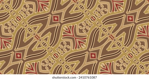 Motif folklore patrón Seamless Scandinavivy Motif embroidery, Ikat embroidery vector Design for Print egyptian patrón tibetana mandala