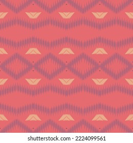 Motif ikat Aztec batik textile seamless pattern digital vector design for Print saree Kurti Borneo Fabric border brush symbols swatches party wear