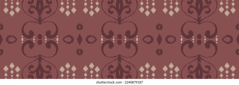 Motif ikat Aztec batik textile seamless pattern digital vector design for Print saree Kurti Borneo Fabric border brush symbols swatches designer
